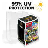 Casing Akrilik Anti UV 99% yang Dapat Dilepas untuk Mega Evolution Perfect Order Booster Bundle, Casing Akrilik Baru Terpasang