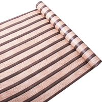 Papier peint en PVC auto-adhésif en bois de qualité supérieure en gros, rouleaux de papier peint pour la décoration de la maison, papier peint 3D auto-adhésif pour la décoration de la maison