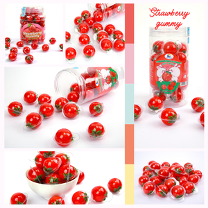 ลูกกวาดสตรอเบอร์รี่หลากสีลูกกวาดสำหรับเด็ก - Product Image 4