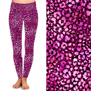 Leggings pour femmes imprimés effet néon artistique années <span class=keywords><strong>80</strong></span>, doux comme du beurre, extensibles, tricotés, vente en gros d'usine, impression personnalisée - Product Image 5