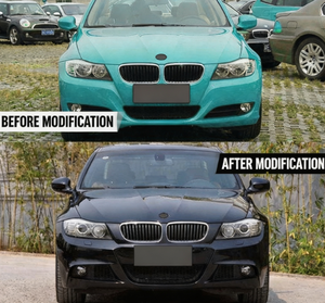ชุดแต่งภายนอกรถยนต์ Auron 3 Series E90 รุ่นใหม่ อัพเกรดกันชน ปี 2009-2012 ราคาดีที่สุด ชุดกันชนครบชุด - Product Image 6