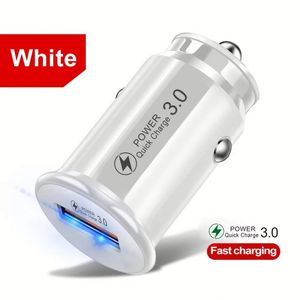 Chargeur de voiture mini QC3.0 5V/3A, chargeur de téléphone de voiture à un seul port, chargeur USB rapide pour voiture - Product Image 2