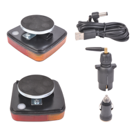 Kit d'éclairage sans fil pour remorque, feux de remorquage LED rechargeables avec aimant super puissant