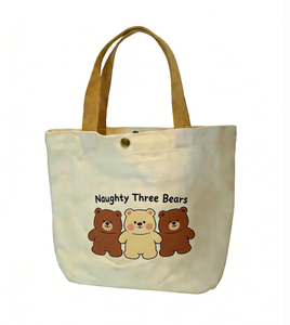 Sac fourre-tout en toile de coton personnalisable avec poche intérieure et fermeture à glissière - Product Image 4