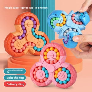 Groothandel 6x6x6 Zeszijdige Draaiende ABS Plastic Mini Bean Cube Puzzle Fidget Spinner Kraal Maze Breinbreker Educatief Stressverlichter - Product Image 1