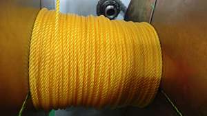 16Mm <span class=keywords><strong>Soga</strong></span> 100% <span class=keywords><strong>DE</strong></span> POLIPROPILENO Maquinaria Para Fabricar Hacer Cuerdas Torcidas a 3 Cabos Plstico - Product Image 5