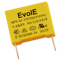 Condensateur de sécurité X2, condensateur à film polypropylène métallisé, 275VAC 310VAC 0,001-4,7uF, CQC VDE UL EV-MPX EvolE