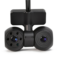 Caméra de voiture AHD double objectif Xiyue XY-N7200HD (avant et intérieur) double canal 720P 12-24V vision nocturne surveillance passagers vue route