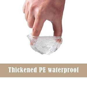 Capuchons d'oreilles élastiques imperméables Traitements de spa pour les cheveux Salon Hygiène Essentials Revêtements de protection antidérapants - Product Image 3