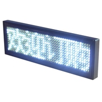 Etiquetas LED Programables Multi-idioma, Etiquetas de Nombre con Texto Desplazable Verde, Tarjeta de Nombre, Letrero, Tablero Publicitario