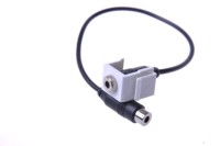 Cable de Audio Estéreo de 3.5mm con Conector Keystone Chapado en Oro, Hembra a Hembra, para Computadora, Reproductor de DVD, Cámara, con Conductor de Cobre Desnudo