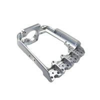 Carcasa Mecánica Robótica de Aluminio Anodizado de Alta Precisión, 5 Ejes, Personalizada, para Robots de Fresado y Torneado CNC