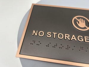 Di fascia alta, unico, moderno edificio per uffici personalizzato insegna della camera d'albergo nuova piastra della porta di Design - Product Image 3