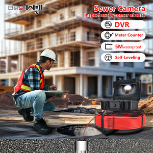 Nhà máy không thấm nước IP68 9 inch công nghiệp borescope cống kiểm tra máy ảnh với ánh sáng cho cống ống cống - Product Image 3