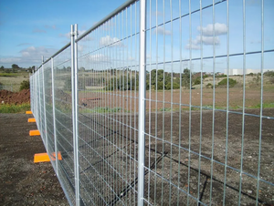 Panneau de clôture temporaire fourni par l'usine pour la sécurité des chantiers de construction et les événements - Product Image 4