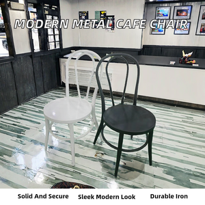 Silla de Café Thonet de Hierro Antigua Moderna para Hogar, Oficina, Banquete, Evento, Fiesta al Aire Libre, Restaurante, Hotel, Muebles Estables - Product Image 2