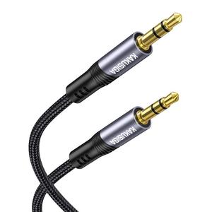 Kakusiga Nhà Máy Trực Tiếp 1M Bện 3.5Mm Cáp AUX, Nam Để Nam, Hi-Fi Cho Xe Stereo/Tai Nghe/Loa/MP3/TV/Trò Chơi Console - Product Image 1