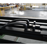 Porte pliante en aluminium multi-panneaux à simple rail, à rupture de pont thermique, étanche, pour jardin, restaurant, usine, personnalisable