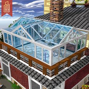 Toit Sun Chambres Aluminium <span class=keywords><strong>Maison</strong></span> 4 Saisons Conservatoire Jardin Cour Grand Espace Extérieur Intérieur Décor À La <span class=keywords><strong>Maison</strong></span> Diy Assemblage Sunroom - Product Image 2