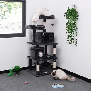 Производитель оптовая продажа серая бежевая коричневая башня cat tree