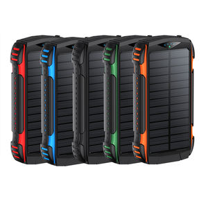 แบตเตอรี่สำรองพลังงานแสงอาทิตย์ 20000mAh กันน้ำ <span class=keywords><strong>ชาร์จ</strong></span>ไร้สายได้ พร้อมไฟฉาย LED สำหรับการตั้งแคมป์และการผจญภัยกลางแจ้ง - Product Image 2