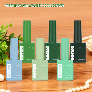 Collection Vert Forêt Personnalisée BIN NO HEMA NO TPO – Kit de Vernis Gel UV 6 Pièces 12 ML, Même Couleur, Même Flacon, pour Ongles - Product Image 6