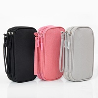 Tas Penyimpanan Digital Multifungsi Organizer Perjalanan Portabel Kantong Aksesori Elektronik Kabel USB U Disk