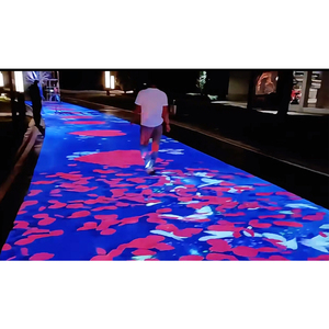 3D Floor Tile Screen LED Interactive Sensing Electronic Screen Corridor Channel Dynamic Floor <strong>Display</strong> Screen - Product Image 4