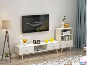 Sala de Estar Moderna y Minimalista, Mueble de TV de Pie Simple y Lujoso para el Hogar - Product Image 2