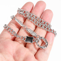 Collier pour homme Hip Hop High Street, pendentif élégant en acier inoxydable, accessoires tendance, design hipster