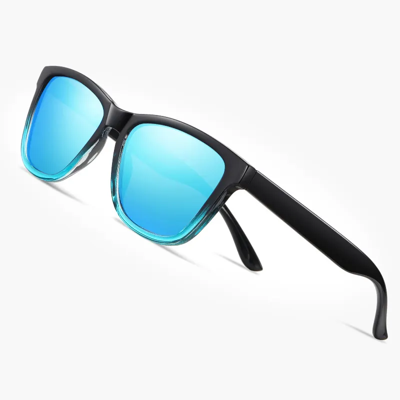 Shades Homens Mulheres Dirigindo Viajando Óculos De Sol Polarizados Preto Alta Qualidade Clássico Quadro Irregular TAC Lente Lazer PC Sunglass