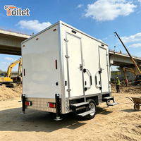 Toilettes portables de haute qualité en gros – Remorque sanitaire extérieure complète pour installations publiques