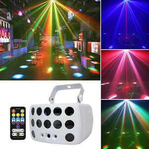 2025 nuevo Hengyu 3 en 1 mariposa Laserlight Dmx Control Rgb estroboscópico Stagelamp proyector efecto fiesta Redgreen Lazer luces - Product Image 3