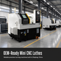 Tour CNC M10 de haute précision avec commande FANUC, 8 postes à outils, tournage et fraisage automatiques pour petites séries et usages légers
