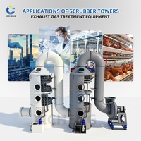 Tour de Lavage par Pulvérisation Alcaline Haute Efficacité – Traitement Professionnel des Gaz Acides et des Fumées pour le Contrôle de la Pollution Industrielle de l'Air