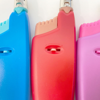 Briquet HP 605 pour cuisine d'extérieur, multi-usage, plastique ABS, butane, cuisinière à gaz, cheminée, bougie pilote, briquet classique rechargeable