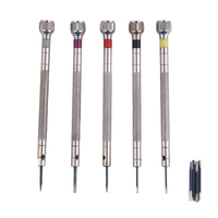 1set 5pcs(0.8mm 1.0mm 1.2mm 1.4mm 1.6mm) Montre Tournevis Montres Outils Kit de réparation Bande Remover Liens Horloger.
