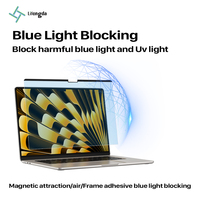 LFD929 Dernière version améliorée, protection d'écran en PET économe en énergie, utilisation en extérieur, anti-reflet AR, dureté 3H, transparence 96% pour MacBook