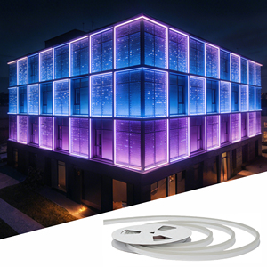 Tira de Luz LED de Neón RGB de un Solo Color, DC24V, IP68, Flexible, para Uso en Exteriores - Product Image 1