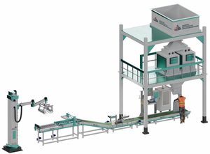 Lignes de palettisation robotisées pour sacs industriels, automatisées, flexibles, haute vitesse, robustes, efficaces, sûres, pour l'empilage en vrac, vente en gros - Product Image 4