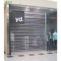 Obturateur transparent automatique de haute qualité moderne Magasin commercial Porte à volet roulant en polycarbonate