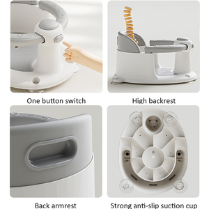 Asiento de Bañera Portátil <span class=keywords><strong>para</strong></span> Bebé de Alta Calidad, Antideslizante, <span class=keywords><strong>para</strong></span> Recién <span class=keywords><strong>Nacidos</strong></span>, Taburete de Baño <span class=keywords><strong>para</strong></span> Niños, Silla de Ducha Fácil de Limpiar - Product Image 3