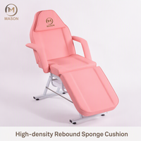 Table de massage professionnelle pliable en cuir PU, multifonctionnelle, pour salon de beauté, spa, tatouage, salle de bain, portable