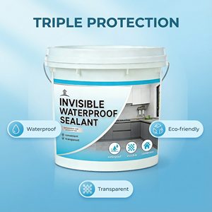 Peinture universelle transparente écologique en acrylique/polyuréthane, agent hydrofuge invisible, revêtement de bâtiment imperméable - Product Image 2