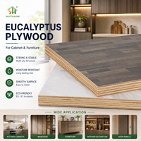 Contreplaqué de meubles Contreplaqué laminé Contreplaqué de mélamine Placage Contreplaqué noyau d'eucalyptus 4x8ft Feuille de contreplaqué Contreplaqué Panneau Contreplaqué