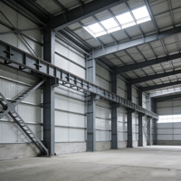 Almacén de Estructura de Acero para Logística - Diseño Prefabricado, Alta Resistencia y Ahorro de Energía, Construcción Llave en Mano