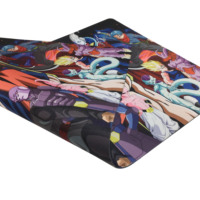 Tapis de souris de jeu pliable double face vierge en gros, avec support en caoutchouc et surface en tissu pour sublimation, presse à chaud, logo personnalisé, en stock