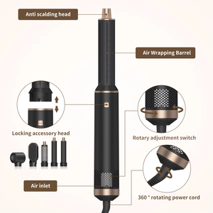 Styler Five Plus 5 in 1 Asciugacapelli One Step Piastra e Arricciacapelli <span class=keywords><strong>Professionale</strong></span> Strumento Multistyling Spazzola ad Aria Calda - Product Image 2