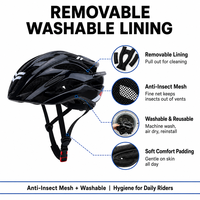 Casque de vélo sport en PC et EPS moulé en gros, 220g, pour enfants et adultes, idéal pour VTT, cyclisme et trottinette