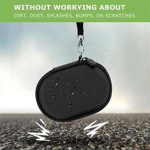 เคสใช้ได้กับลำโพงไร้สายแบบพกพา <span class=keywords><strong>JBL</strong></span> <span class=keywords><strong>Clip</strong></span> <span class=keywords><strong>4</strong></span>-สีดำเฉพาะถุงเก็บของ - Product Image 4